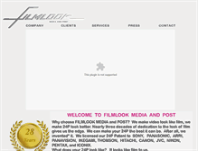 Tablet Screenshot of filmlook.com